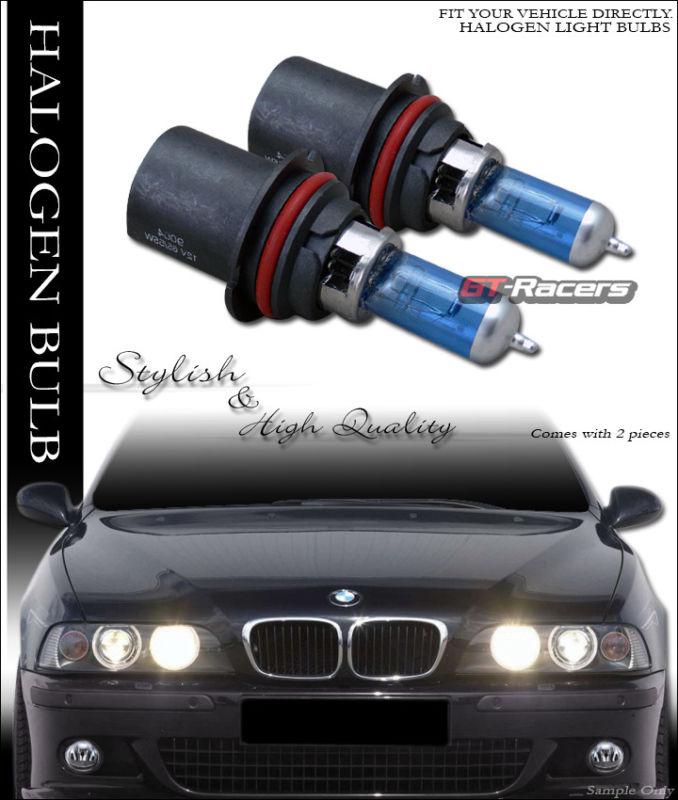 New 1 pair 4700k white 9004/hb1 halogen bulbs head lights honda infiniti isuzu