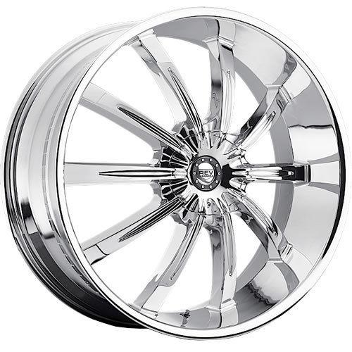 20x8.5 chrome rev 927 wheels blank +15