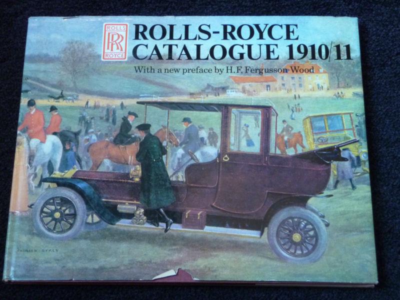 Rolls royce catalogue 1910-11