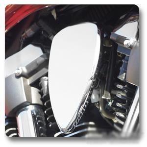 Baron mini teardrop cover smooth chrome yamaha v-star 1100 classic 1999-2010