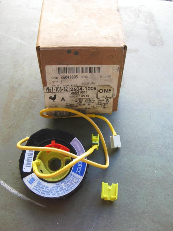 New - oem genuine gm - steering wheel coil (clockspring) - 26041005 - free ship