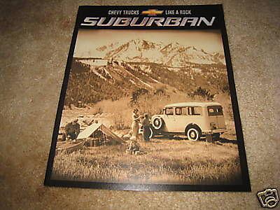 2002 chevrolet suburban ls lt z71 1/2 3/4 ton sales brochure dealer literature