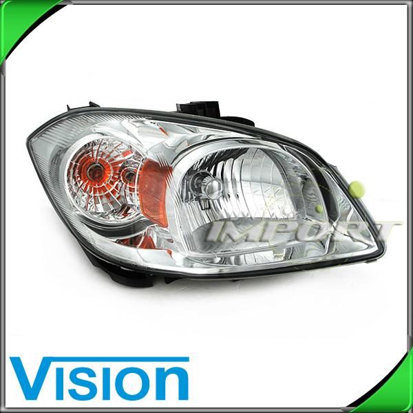 Passenger right side headlight lamp 2008-2010 chevy cobalt smoke lens w/ bracket