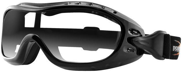 Bobster night hawk over the glass goggles black/clear lens one size fits all