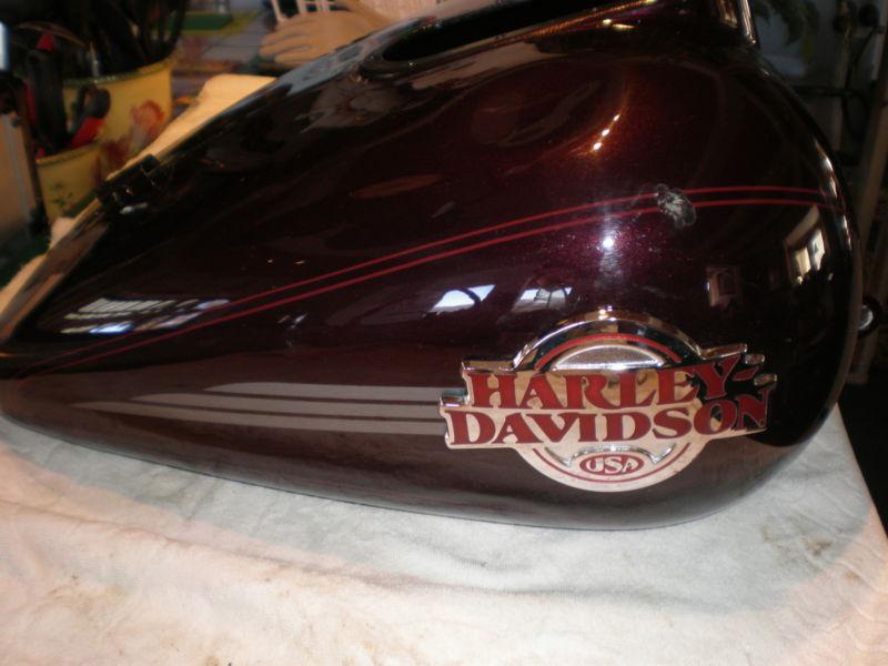  harley davidson ultra classic  gas/fuel tank black cherry pearl - make offer