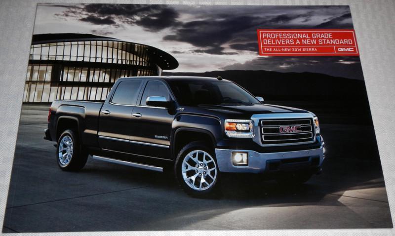 Brand new 2014 gmc sierra brochure