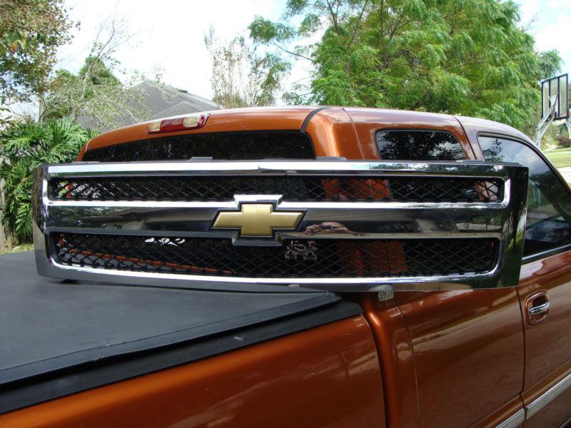 07 08 09 10 11 12 2012 2011 chevrolet silverado truck front grille grill oem!! 