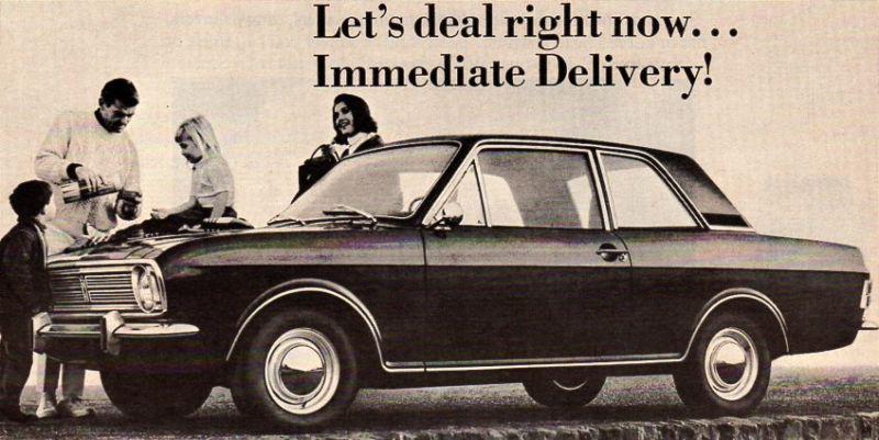 Vintage  original  1967  ford  cortina  model  c  ad - 10 " x 13 1/2 "