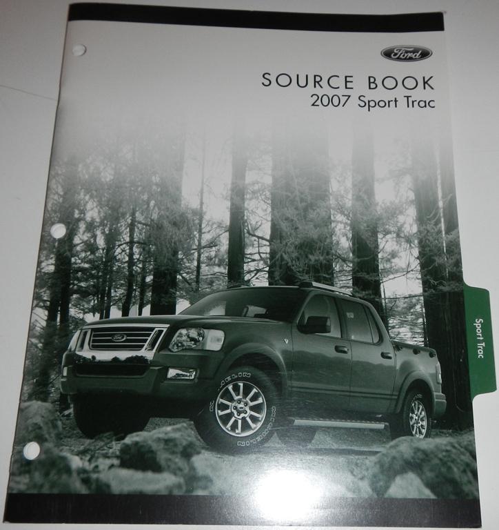 2007 ford sport trac source book