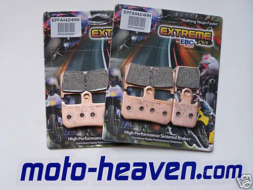 Ebc epfa 442/4 hh brake kit pads yamaha v-max 1700 vmax