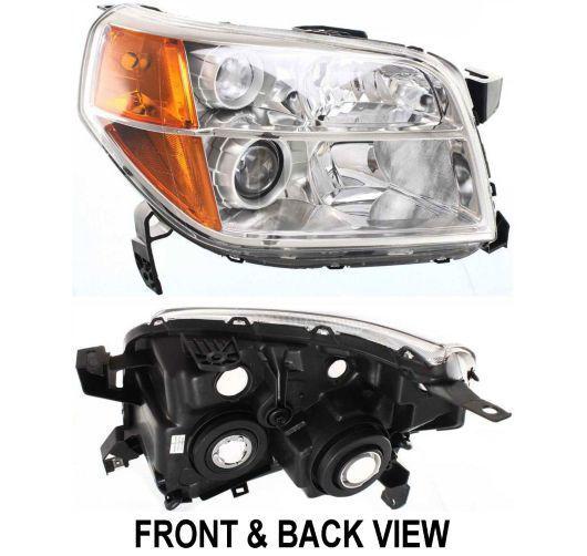 New headlight lamp passenger right side clear lens halogen rh hand ho2519110