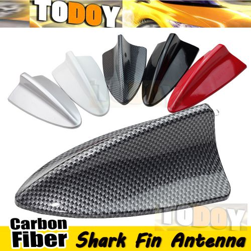 Hot !! carbon fiber dummy shark fin roof aerial decorative antenna for universal