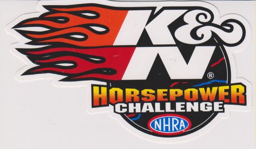 K &amp; n - nhra official racing decal   d141