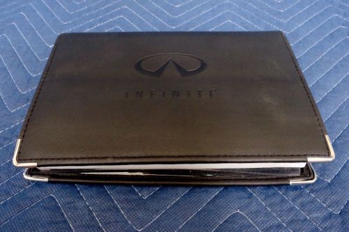 2005 infiniti g35 / g35x owners manual set w/case