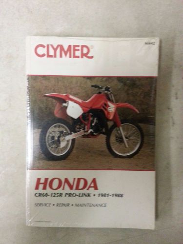 Clymer m442 honda service manual cr60-cr125r 1981-1988