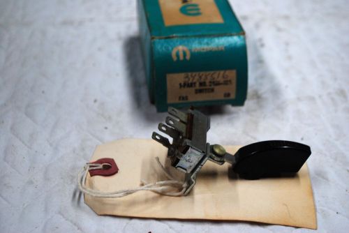 Nos mopar 1971 dodge charger h/lamp washer switch  3488516