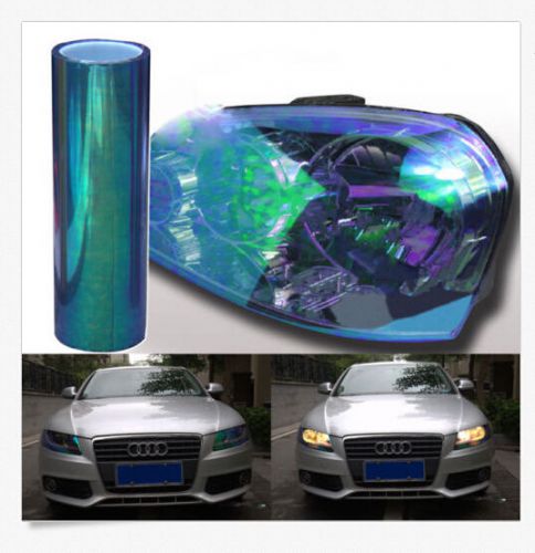 12&#039;&#039;x48&#039;&#039; chameleon blue auto car light films headlight film sheet sticker diy