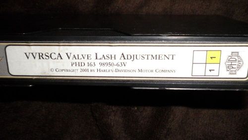 Harley davidson vrod valve lash adjustment vhs video