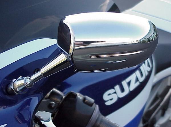 Suzuki katana gsxr 600 750 1000 hayabusa chrome racing mirrors