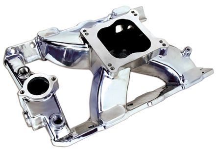 56030 pontiac hurricane 326-455 pontiac v8 single plane intake manifold polished