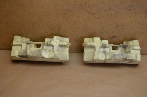 03-06 r230 mercedes sl500 front bumper energy absober foam set of 2 left &amp; right