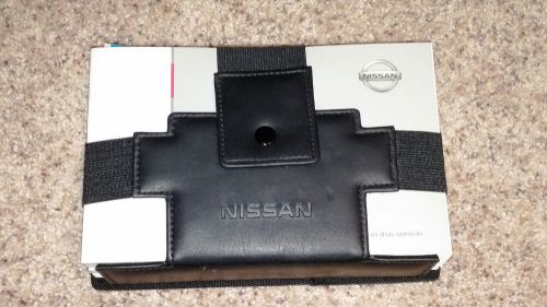 2010 nissan maxima oem owners manual navigation case, cd all inserts, 10