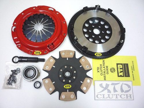 Xtd stage 4 clutch &amp; 10lbs flywheel kit mazda miata mx-5 1.8l 4cyl