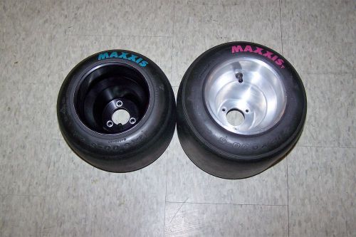 Maxxis ht3 used racing go kart wheels/tires set of 2!