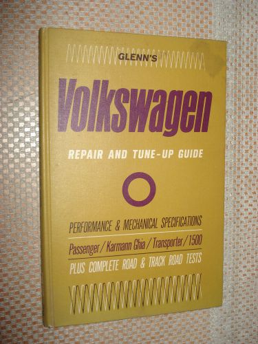 1954-1965 vw beetle karmann ghia tune up service manual shop book transporter