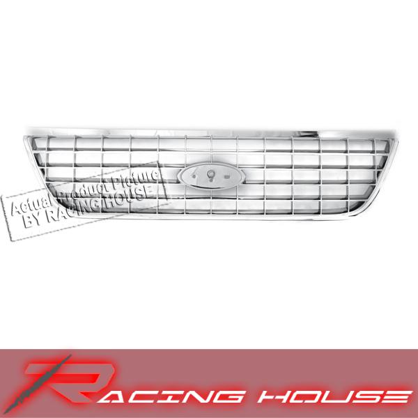 02-04 ford explorer eddie bauer limited front grille grill assembly replacement