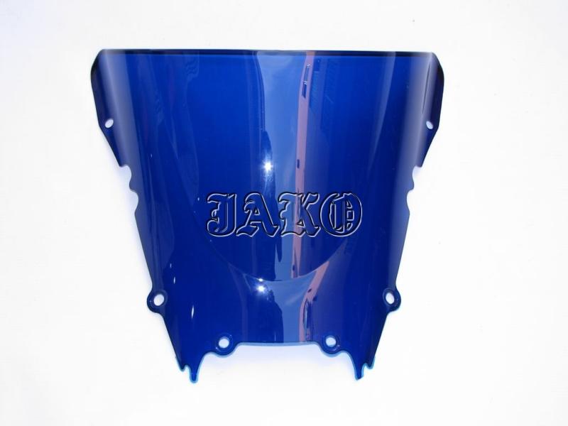 Windshield blue screen racing windscreen for yamaha yzf-r6 1998-2002