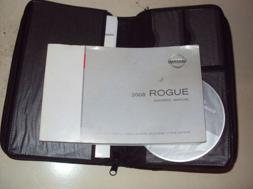 2008 nissan rogue owner&#039;s manuals 08