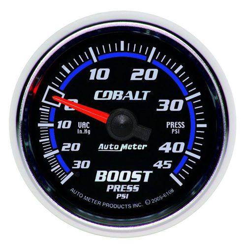 Auto meter 6108 cobalt; mechanical boost/vacuum gauge