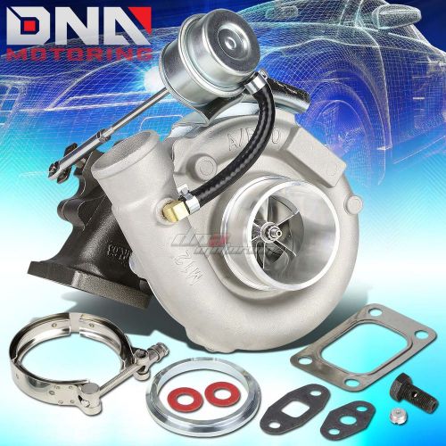 T04e ar.63 racing billet compressor wheel v-band flange turbo charger+wastegate