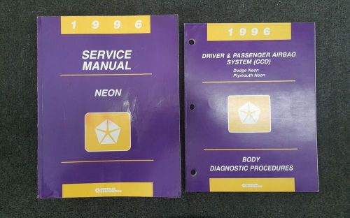 1996 dodge / plymouth neon factory service manuals (2)