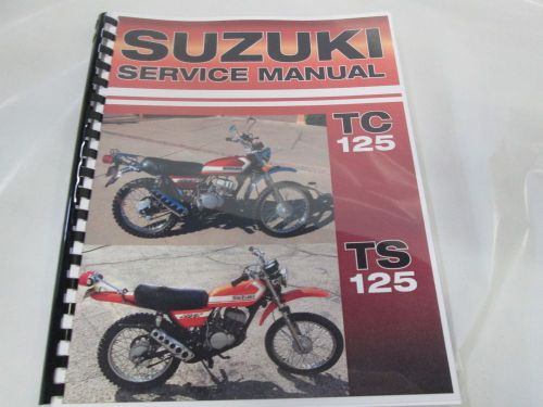 Suzuki tc125 ts125  service manual