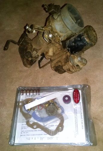 Carter w-1 carburetor with rebuild kit