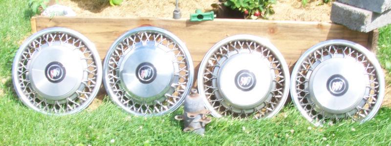 1996 buick roadmaster wire wheel cover complete set of 4# w/ all hardware