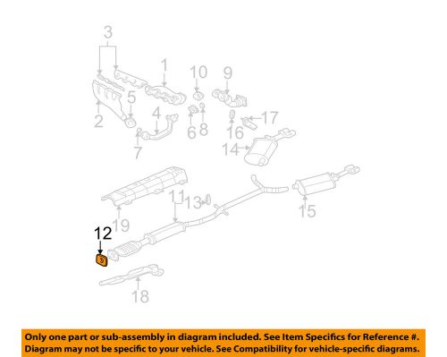 Gm oem-catalytic converter-&amp; pipe 3544534