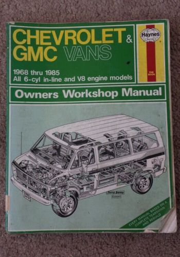 Haynes manual chevrolet/gmc vans 1968-1985