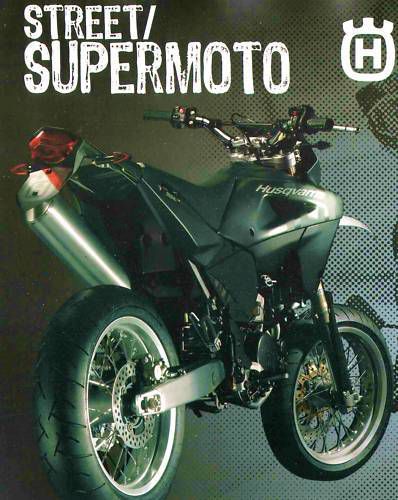 2006 husqvarna sm610 supermoto motorcycle brochure