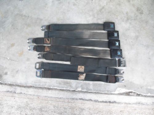 1968 69 gm camaro z-28 yenco copo dz 302 ss rs firebird black seat belts