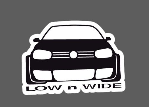 Volkswagen vw #245 low n wide fahrenheit rabbit golf gti mk4