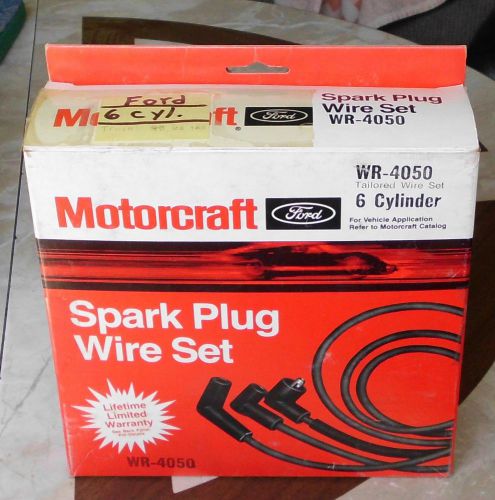 Motorcraft wr4050 spark plug ignition wires new in box ford 6 cyl vans &amp; trucks