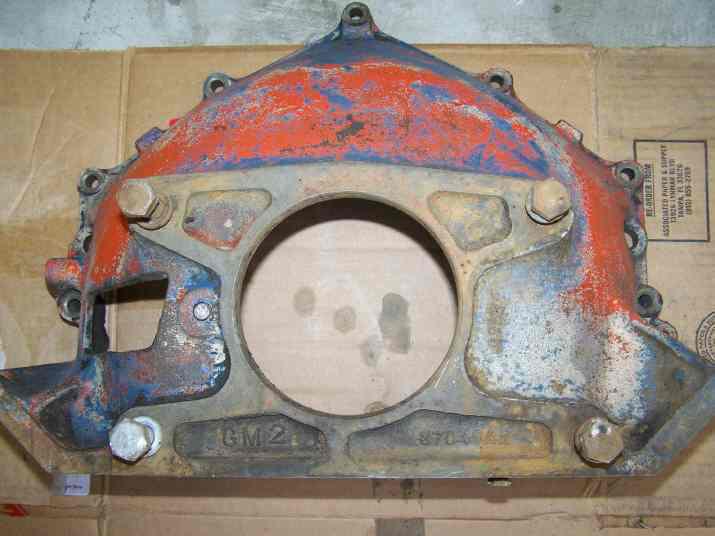 1955  corvette cast iron 4 speed bell housing 3704922