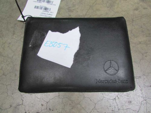 2007 mercedes c230 owners manual w/ case