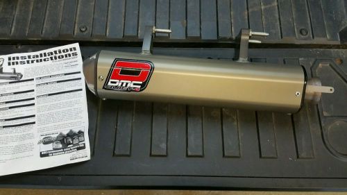 Dmc slip on quiet exhaust pipe polaris ranger 800xp 800 xp 2010 2011 2012