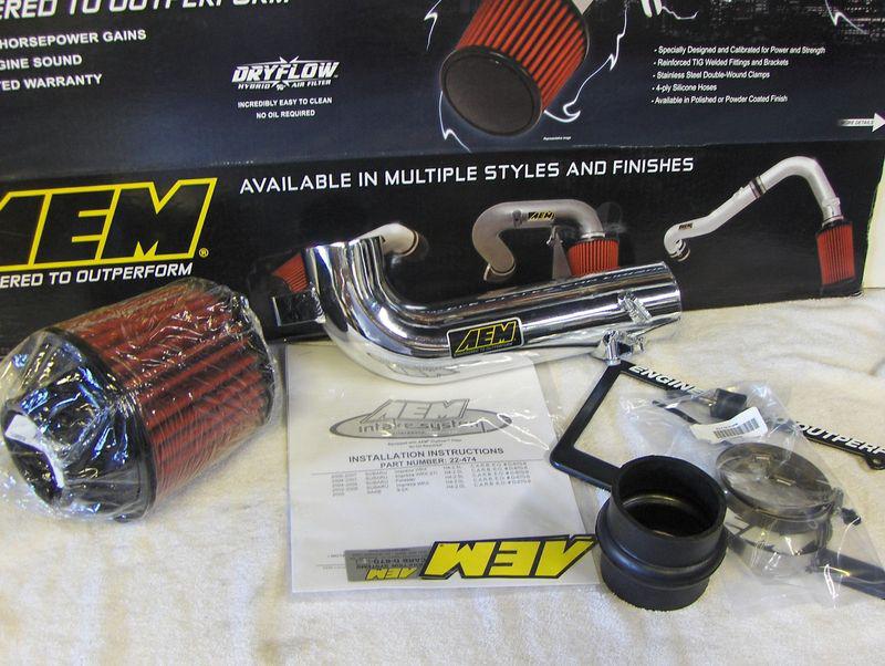 Aem short ram air intake system ~subaru forester impreza  ~saab 9-2x ---polished