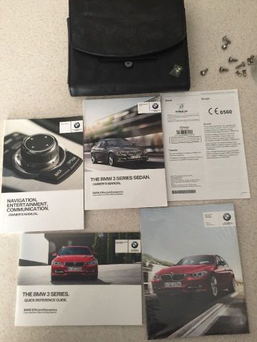 2013 bmw 328i 335i m3 convertible coupe owners manual package and case buy oem