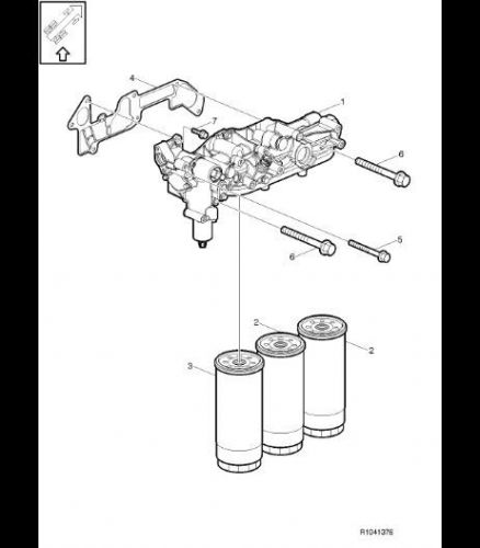 Brand new  volvo d13 oil filter housing kit  22108170